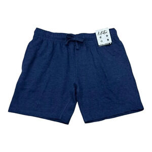 Mister New York Navy Slim & Tapered French Terry Shorts M